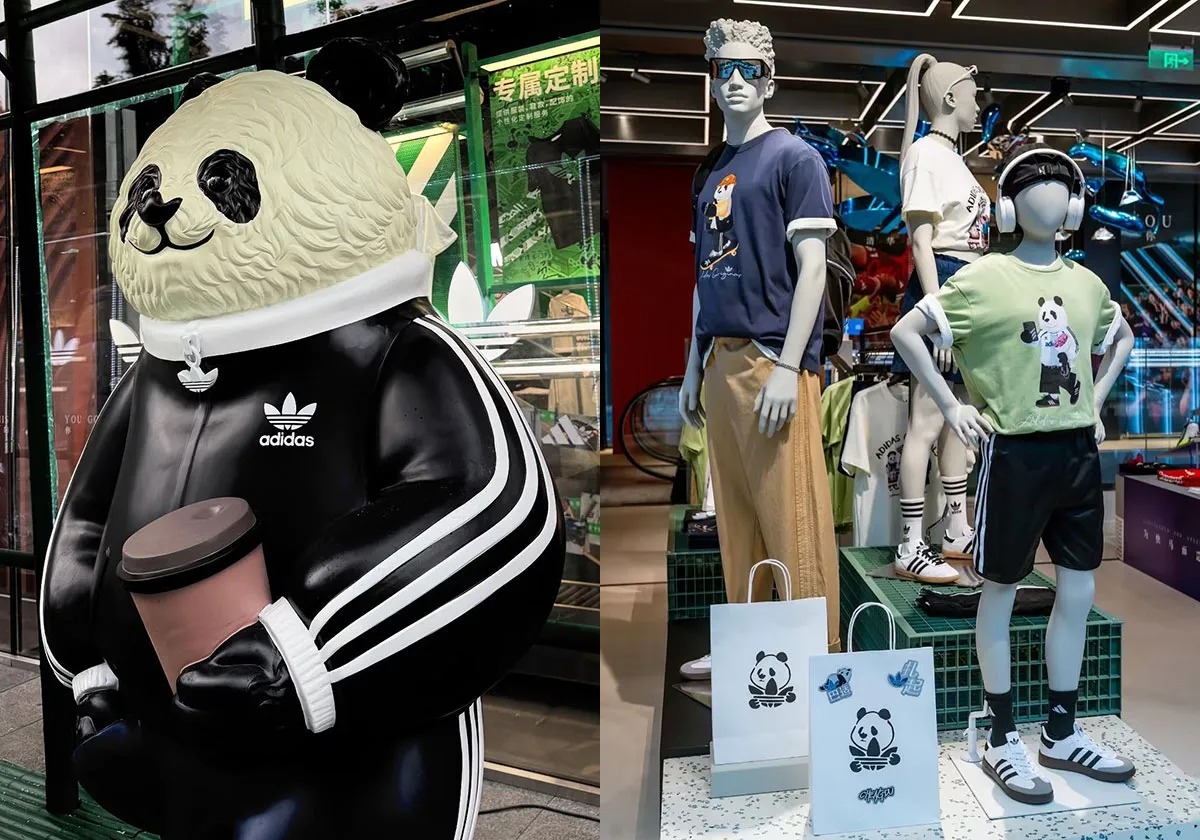 Adidas e Dorophy Tang ringraziano il panda gigante: la capsule esclusiva