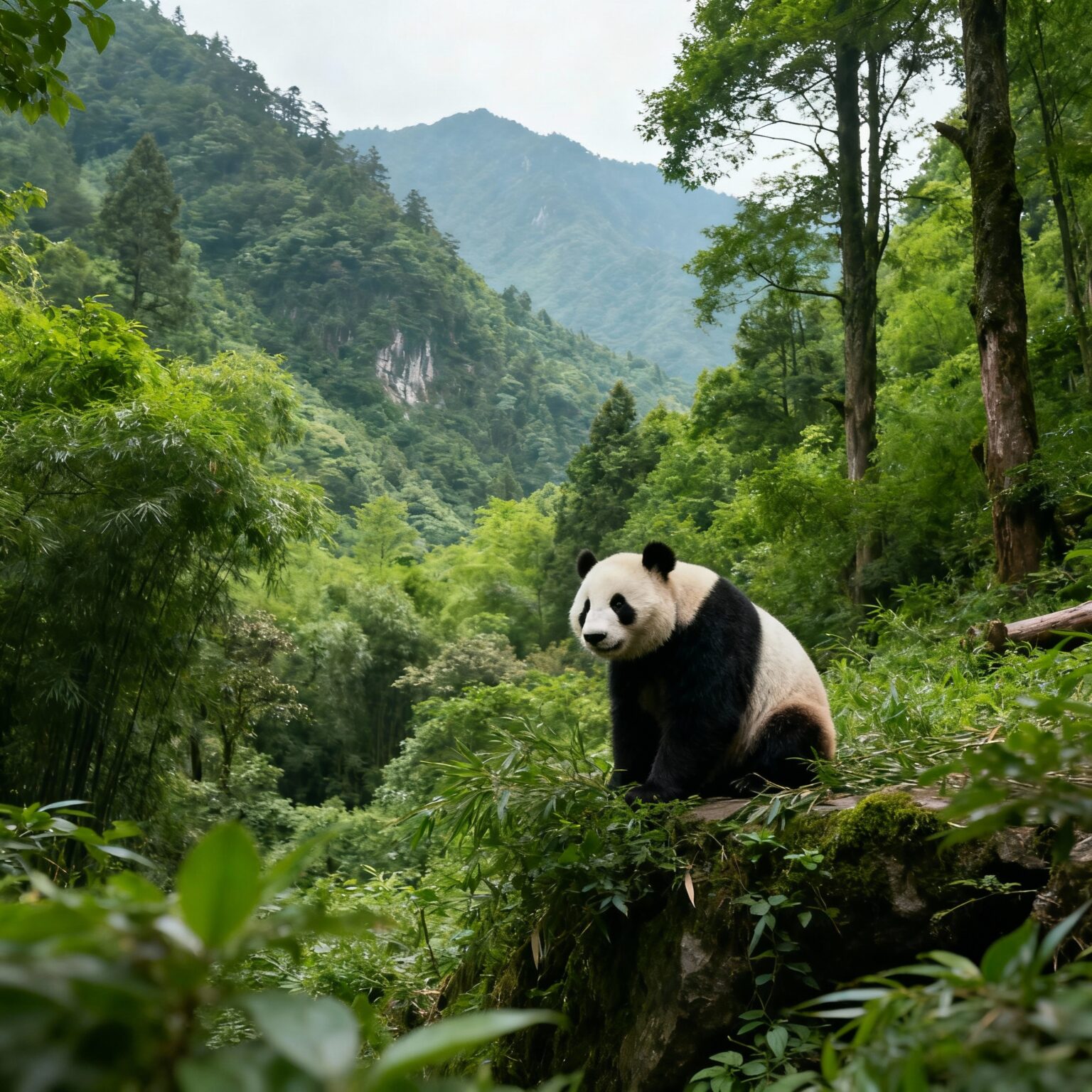 Giornata speciale a Foping: panda gigante sano avvistato nel “Villaggio del Panda”