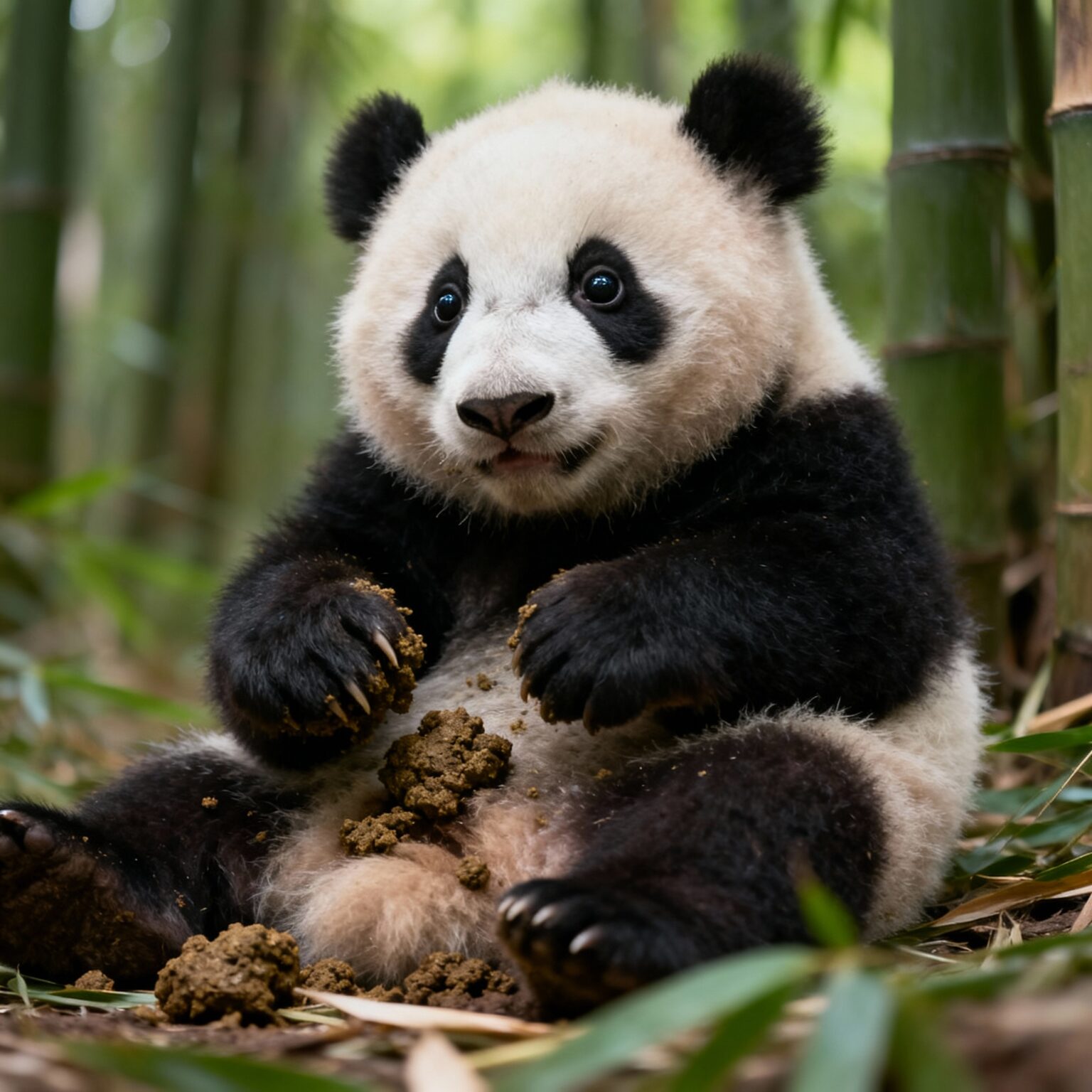 I cuccioli di panda mangiano la cacca? Verità e miti sul loro comportamento