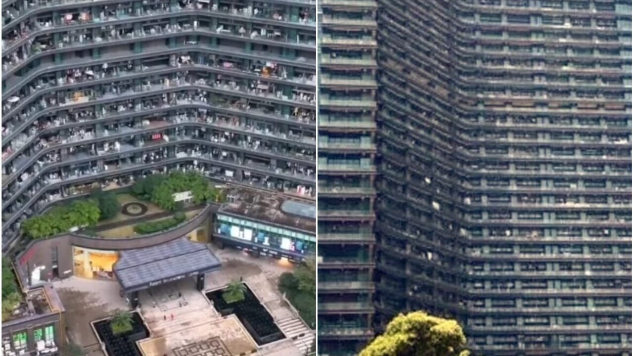 Cina, il condominio più grande del mondo: 20.000 persone vivono qui senza mai uscire