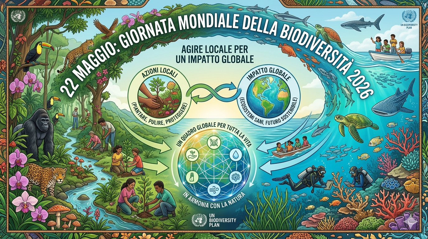 22 maggio 2026, Giornata Mondiale della Biodiversità 2026: perché dobbiamo difendere il pianeta
