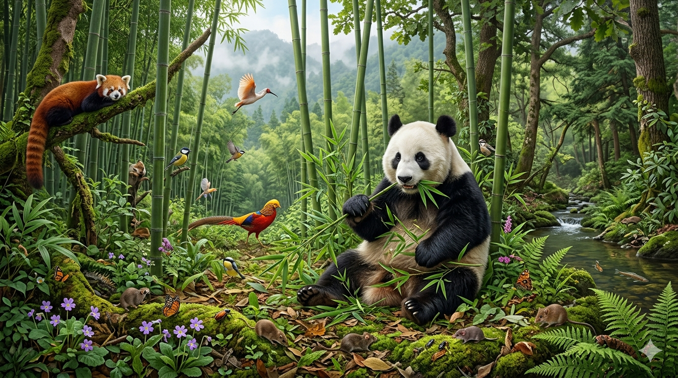 Perché salvare il panda gigante significa salvare l'ecosistema?