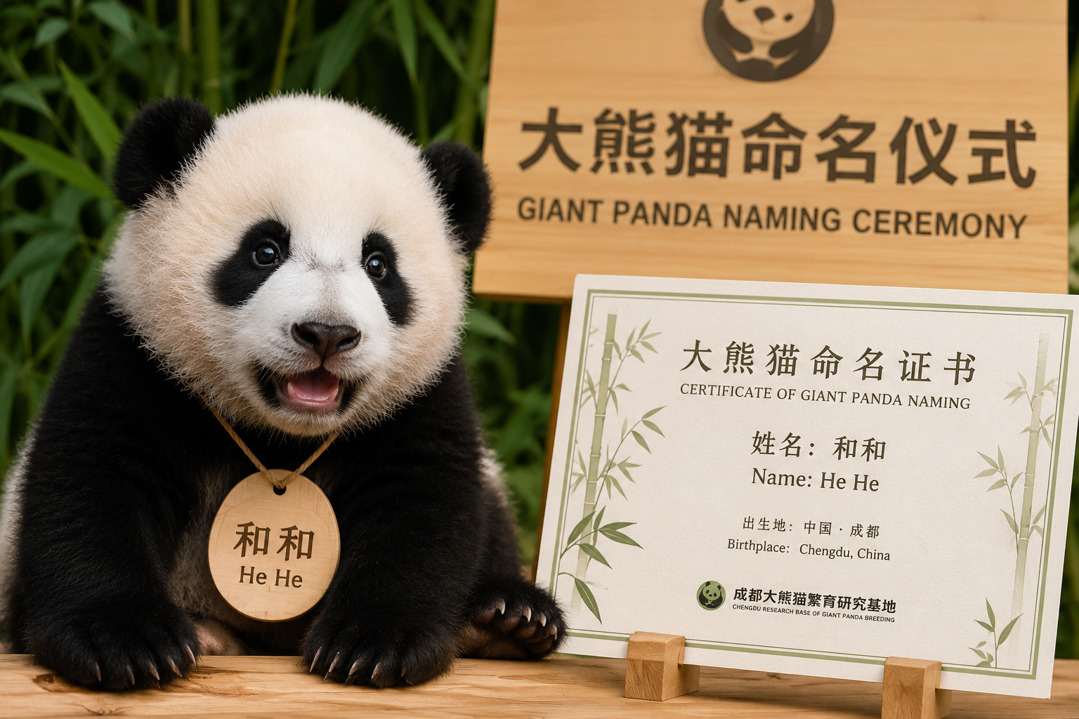 "Battesimo" dei panda giganti: come vengono scelti i nomi, quando avviene e perché è un evento così importante
