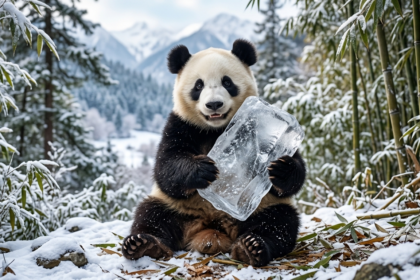 Ghiaccio per panda giganti: perché è fondamentale per il loro benessere