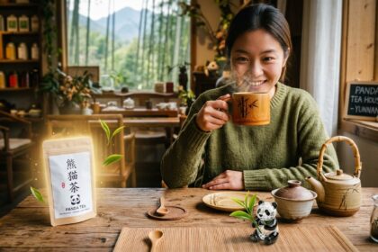 Piantagione di tè al panda a Ya'an
